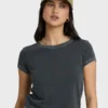 Camiseta de punto de manga corta Daily T en pantalones cortos