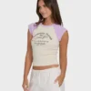 Camiseta de punto de manga corta Horizon Raglan Camiseta de punto de manga corta Horizon Raglan