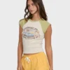 Camiseta de punto de manga corta Horizon Raglan