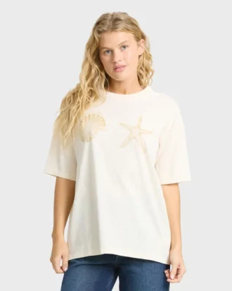 Camiseta de punto de manga corta «In Front of Me»