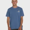 Camiseta de punto de manga corta Loner Wave Washed Premium