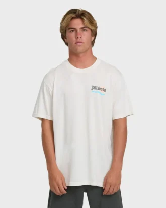 Camiseta de punto de manga corta Loner Wave Washed Premium