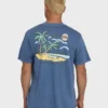 Camiseta de punto de manga corta Loner Wave Washed Premium