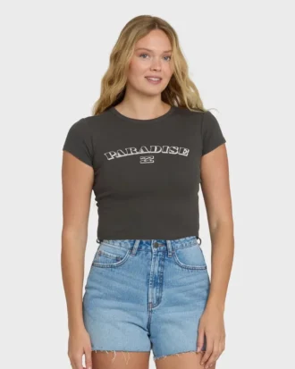Camiseta de punto de manga corta Off We Go