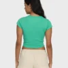 Camiseta de punto de manga corta Summer Icons en pantalones cortos