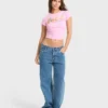 Camiseta de punto de manga corta Wonderful Garden