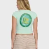 Camiseta de punto de manga corta World Wanderer