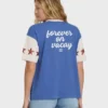 Camiseta de punto de pantalón corto con cuello redondo Tropics Co