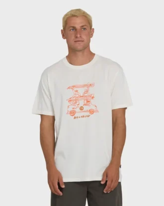 Camiseta de punto de pantalón corto premium con lavado Stack Wave Camiseta de punto de pantalón corto premium con lavado Stack Wave