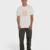 Camiseta de punto de pantalón corto premium con lavado Stack Wave