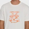 Camiseta de punto de pantalón corto premium con lavado Stack Wave