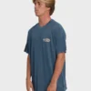 Camiseta de punto de pantalón corto premium Heritage Arch con lavado Wave Camiseta de punto de pantalón corto premium Heritage Arch con lavado Wave