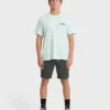Camiseta de punto de pantalón corto premium Heritage Arch con lavado Wave Camiseta de punto de pantalón corto premium Heritage Arch con lavado Wave