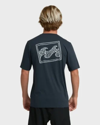 Camiseta de surf de manga corta y pantalones cortos Crayon Wave