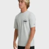 Camiseta de surf de pantalones cortos y corte holgado con estampado de rombos huecos Camiseta de surf de pantalones cortos y corte holgado con estampado de rombos huecos