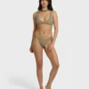 Camiseta de tirantes de verano con retorcido alto, top de bikini