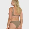 Camiseta de tirantes de verano con retorcido alto, top de bikini