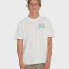 Camiseta gráfica de algodón de manga corta Ripple Premium