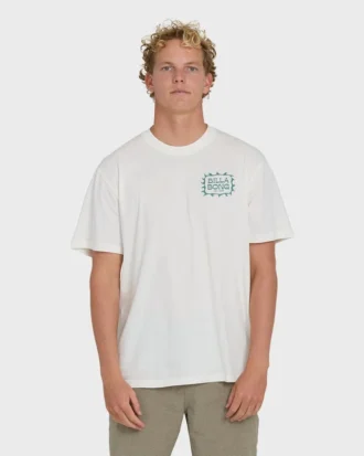 Camiseta gráfica de algodón de manga corta Ripple Premium