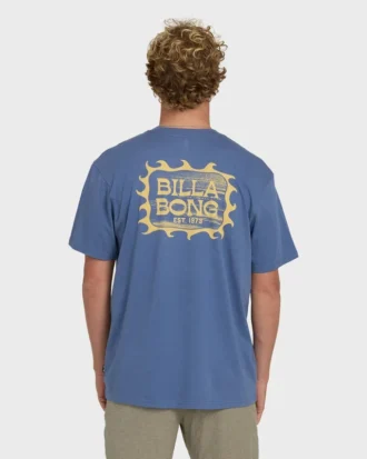 Camiseta gráfica de algodón de manga corta Ripple Premium