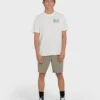 Camiseta gráfica de algodón de manga corta Ripple Premium