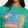 Camiseta gráfica de punto de manga corta Summer Heat