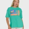Camiseta gráfica de punto de manga corta Summer Heat
