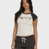 Camiseta raglán de manga corta Des Tropic Camiseta raglán de manga corta Des Tropic
