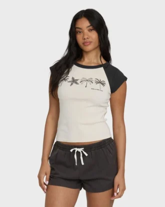Camiseta raglán de manga corta Des Tropic