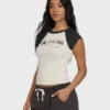 Camiseta raglán de manga corta Des Tropic Camiseta raglán de manga corta Des Tropic