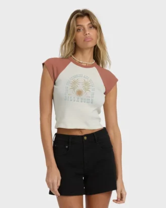 Camiseta raglán de manga corta Forever Had