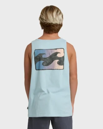 Camiseta sin mangas Crayon Wave