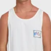 Camiseta sin mangas Crayon Wave Premium