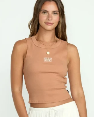 Camiseta sin mangas de punto Fun Times