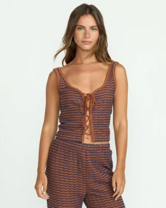 Camiseta sin mangas de punto Hot Tides