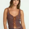 Camiseta sin mangas de punto Hot Tides