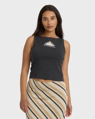 Camiseta sin mangas de punto Rae