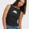 Camiseta sin mangas de punto Rae