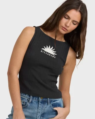 Camiseta sin mangas de punto Rae