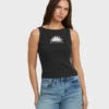 Camiseta sin mangas de punto Rae