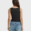 Camiseta sin mangas de punto Rae