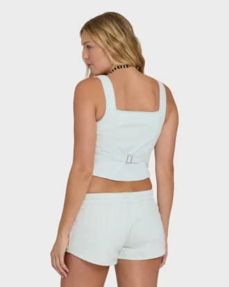 Camiseta sin mangas June con lavado salino