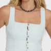 Camiseta sin mangas June con lavado salino