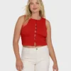 Camiseta sin mangas Kelsey