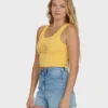 Camiseta sin mangas Sun Palm Seashell