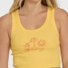 Camiseta sin mangas Sun Palm Seashell