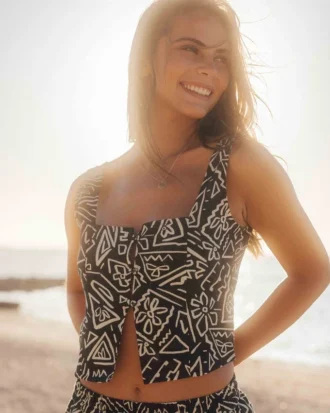 Camiseta sin mangas tejida Feelin Free