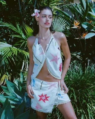 Camiseta sin mangas tejida Lottie Hall