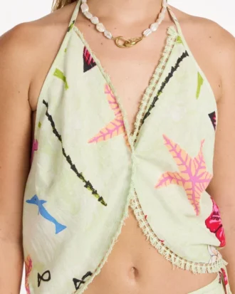 Camiseta sin mangas tejida Lottie Hall