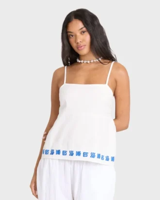 Camiseta sin mangas tejida Sun Stamp